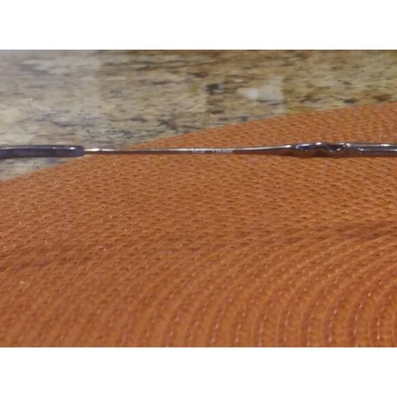 Nicole Miller Eyeglass Frame Half Rimless Bridge 47-19-135 Blue - Picture 5 of 9